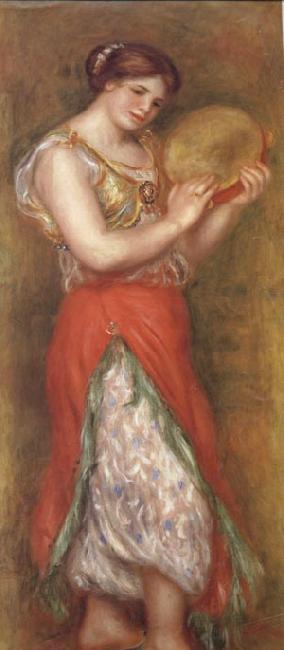 Pierre Renoir Dancing Girl with Tambourine